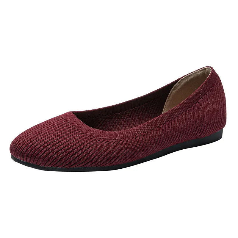 Flat Shoes Female Fashion Trend Round Head - Bellarte Enchanté Flat Shoes Female Fashion Trend Round Head